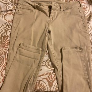 Tan jeggings